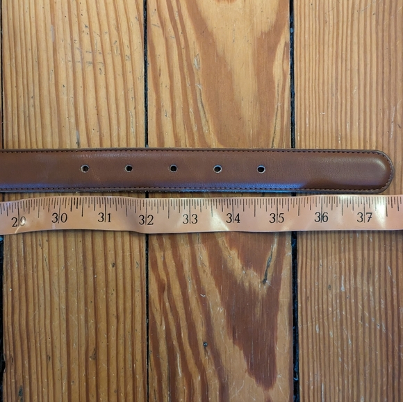Leather Coach Belt - Picture 2 of 5
